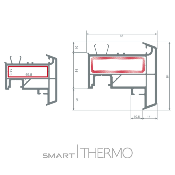 Смарт профиль пвх