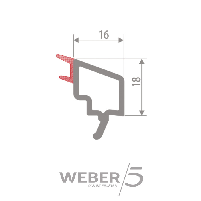 Штапик стандартный 16 мм в Кокшетау