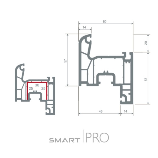 Створка оконная 4-х камерная в Кокшетау