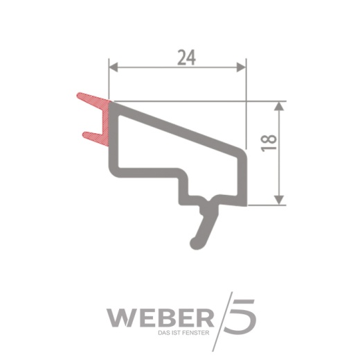 Штапик стандартный 24 мм в Кокшетау