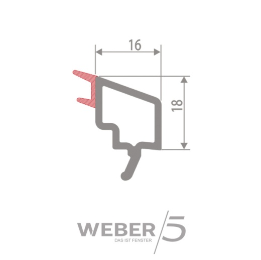 Штапик стандартный 16 мм в Кокшетау